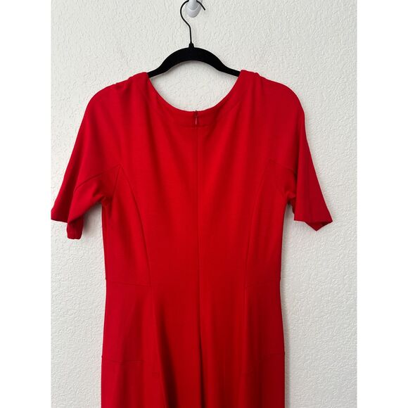 Soft Surroundings Red Swing Time V Neck Maxi Dress Size 6 - Picture 7 of 11